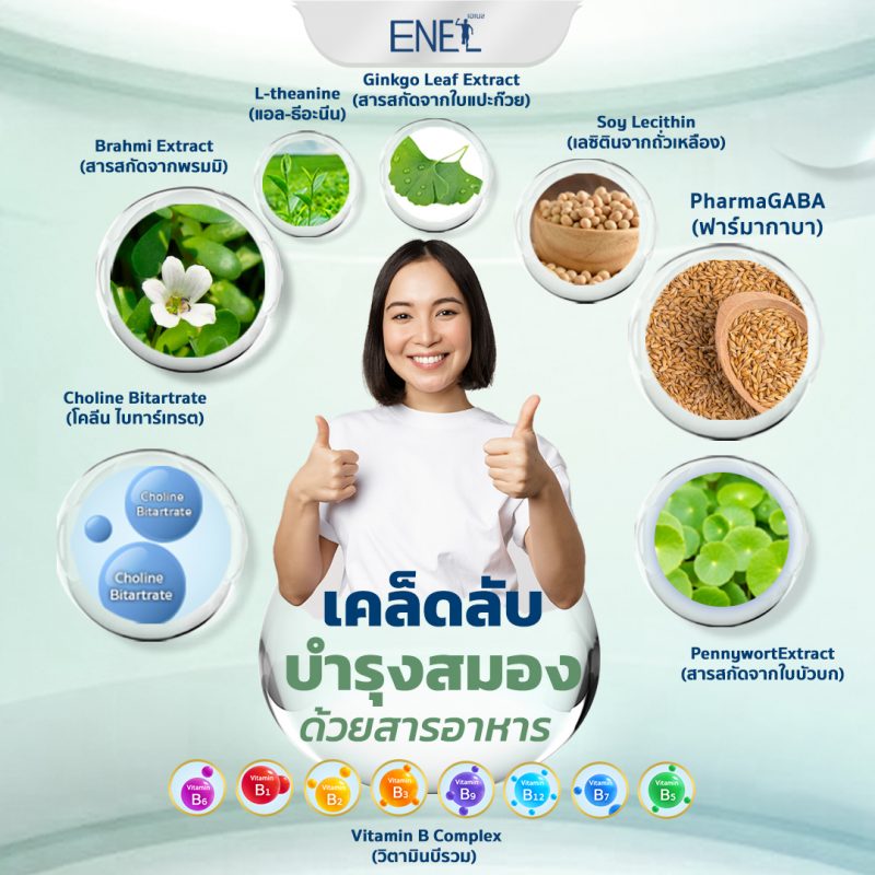 เคล็ดลับ บำรุงสมอง ด้วยสารอาหาร สมองดี จำดี หลับดี คลายเครียด - Enel  Thailand